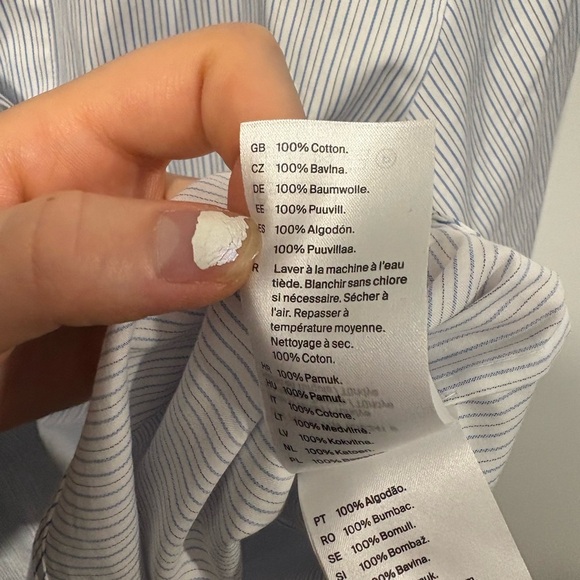 Like new- COS - half button up blouse - Size 8 - Picture 8 of 11